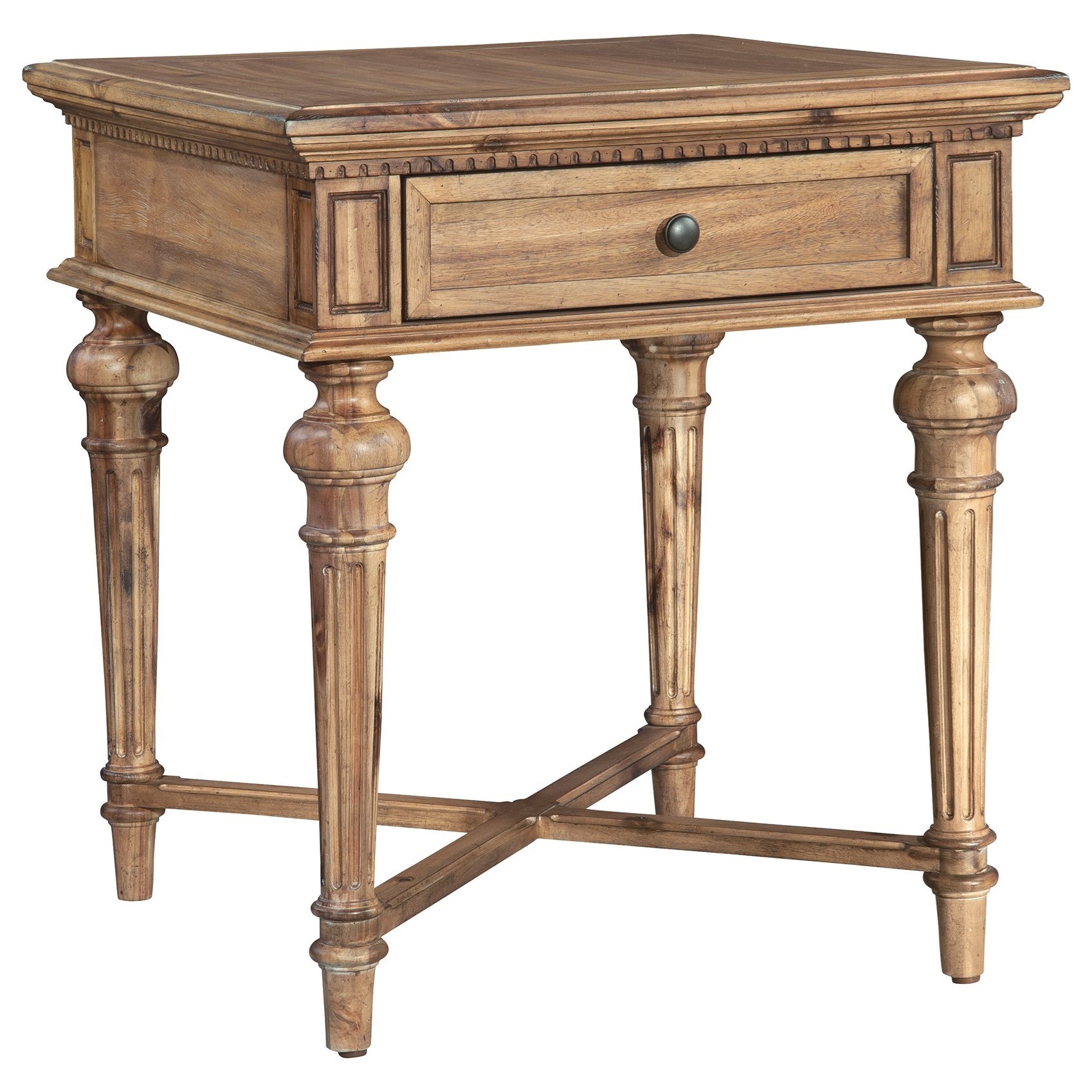 Hekman end table online with drawer